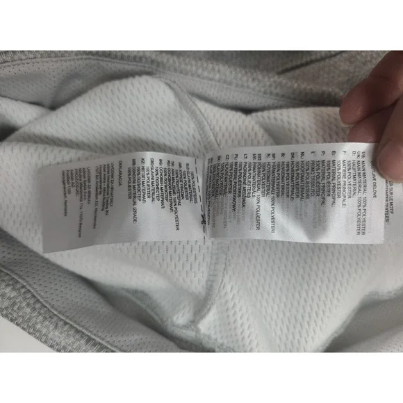 Adidas Mens Size 2XL Big Spellout Screenprint Logo Pullover Hoodie Gray Logo - Picture 7 of 12